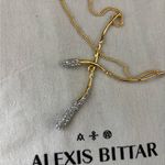 Alexis Bittar  Gold and Silver Crystal Necklace Photo 4