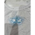 Boys Lie  Angel Graphic Tank Top Ribbed Sleeveless Crop Top White‎ One Size Photo 1