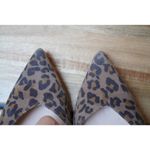 Stuart Weitzman Leopard Print Suede Slingbacks Pumps Kitten Heels Size 6 Photo 9