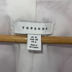 Top Shop Womens Button Front Linen Blend V Neck Oversized Vest Pink Lilac 6 NWT Photo 8