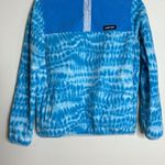 Lands' End  Tie Dye Quarter Snap Heritage Fleece Pullover size XS Photo 3