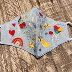 Johnny Was NEW!‎  Embroidered Face Mask Photo 0