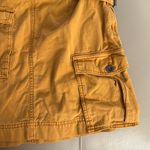 Free People Erika Mini Utility Cargo Skirt Yellow Women's Size 2 Photo 2
