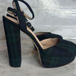 Antonio Melani x Born on Fifth Liv Tartan Plaid Closed Toe Platform heel 9.5M Photo 5