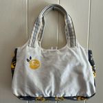 A Rare HTF Vintage Japanese Brand Shinzi Katoh Cotton Tote Handbag Bag White Photo 3