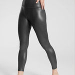 Athleta  Elation Ultra High Rise leggings Shimmer Tight In Powervita black Photo 0