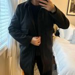 J.Crew  wool charcoal grey mid length women’s pea coat size medium! Photo 10