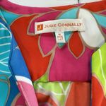 Jude Connally Colorful Floral 3/4 Bell Sleeve Kerry Dress Pockets ‎ Size MEDIUM Photo 7