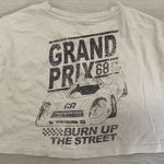 Garage  Cropped Oversized Graphic Tee Photo 1