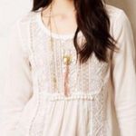 Anthropologie Maeve Beaded Pompom Top Photo 0