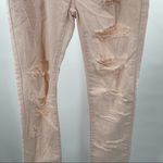 BLANK NYC NWOT Destroyed Boyfriend Jeans Ditz Blush Pink Distressed Rips Size 24 Photo 12