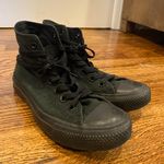 Converse All Black High-Tops Photo 0