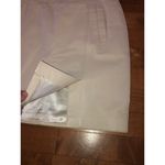 American Vintage Y2K Margaret Godfrey leather ivory skirt size 14 Photo 5