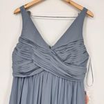 Birdy Grey  women's Dress Dusty Blue Size Xlarge Long‎ Party Dress Bridesmaids Photo 5