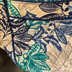 Vera Bradley  Blue and Green Leaf Pattern Shoulder Bag Photo 7