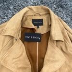 OOKIE & LALA Suede Trench Coat, Size L​​​​​​​​​​ Brown Size L Photo 1