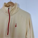 Marine layer NEW  X Makers Mark Yellow Re-Spun Sport Quarter Zip Photo 2