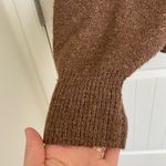 Olive & Oak women’s brown patterned soft cowl neck plush sweater XL Photo 3