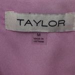 Taylor Women'S Pink/Multi Floral Tiered Flutter Sleeve Dress Size‎ M Pockets Pink Size M Photo 5