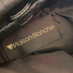 Vintage Maison Blanche leather fur lined jacket coat removable fur vest lining s Brown Photo 11