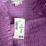 Aeropostale  Women's Smocked Strapless Short Dress Purple Size S Photo 8