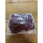 Savanna‎ Jane Long Sleeve Runched Crop Top Size Small Polyester Sexy Hippie Boho Photo 9