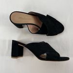 Madewell The Greer Mule Sandal in Black Suede Size 6 Photo 2