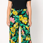 Denim & Co . Beach Jersey Petite Wide Leg Pant with Slits - Size Large Petite Photo 0