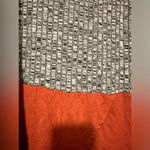 THML  turtleneck sleeveless gray orange top size M Photo 1