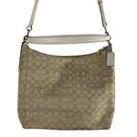 Coach Hobo Khaki Chalk Signature C Crossbody Bag Photo 1