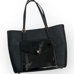 Michael Kors Jet Set Item Multifunctional Black Pocket Tote with Gold Hardware Photo 1