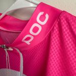 NWT POC Fluorescent Pink & Hydrogen White Raceday Climber Jersey Photo 9