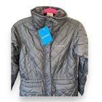 Columbia NWTS Women's Copper Crest Quilted Novelty Jacket Small Black Fleece Photo 1