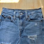 Levi's Levi’s Distressed High Rise Denim Shorts in Sapphire Dust - Size 24, Medium Wash Photo 1