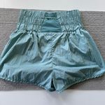 Free People  Movement The Way Home Short Turquoise High Waist Running Shorts Sz M Photo 5