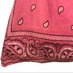 Bandanna Paisley Bohemian Festival Pink Tote Shoulder Bag Photo 10