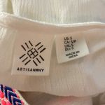 Artisan NY  embroidered white tassel beach coverup Photo 3