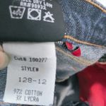 Red Engine  Cropped Dark Wash Jean's Size 29 Photo 8