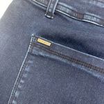 Chic Denim Womens Jeans Blue Size 14S Asha Corset Skinny Button Fly Distressed Photo 2