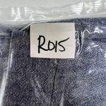 Terra & Sky  0X 14W Pants Linen Blend Cropped Wide Leg Culottes Blue Pull On Photo 13