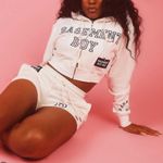 NEW Basement Boy 2021 Cropped Zip Up Jacket XL Black Gray Photo 6