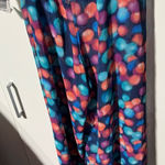Bar III  Multi-Color Polka Dot Wide Leg Sheer Chiffon Swim Cover-Up Pants (S) NWT Photo 0