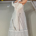 Vuori  Torrey Romper Women's‎ XL Gray Sleeveless Athleisure Ribbed Drawstring Photo 5