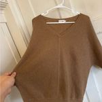 The Reset R Label tan wool cashmere dolman sleeve sweater size small/medium Photo 8