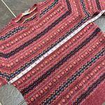 Laura Ashley  Vintage 100% Wool Long Sleeve Pullover Sweater Red Medium Large M/L Photo 8