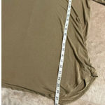 Zenana Outfitters V-Neck Long-Sleeved Top Size XL Oversized Neutral Tan Stretch Basic Shirt Photo 5