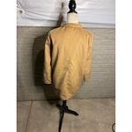 Jack by BB Dakota  Women's Tan Wool Blend Collared Zip Up Coat Size Medium Photo 2