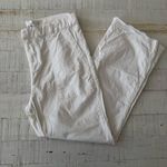 Frank & Eileen  Blackstone Pants size 6 Chalk Twill‎ Raw Hem Ankle Khakis Photo 2
