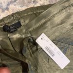 J.Crew  Shimmering Satin Olive Pants Photo 3