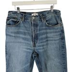 RE/DONE 70s Stove Pipe Jeans Favorite Bleu Button Fly Straight Hi Rise Womens 31 Photo 2